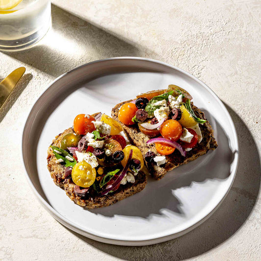 Heritage tomato salad and Feta